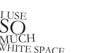 Text generation: l'importanza dello spazio bianco