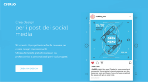Crello, toll di graphic design