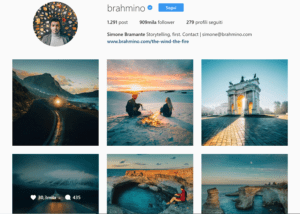 Simone Bramante su Instagram, tra fotografia e storytelling