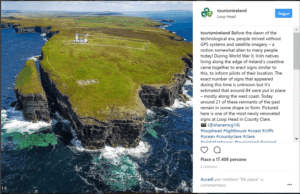 Pagina ufficiale di Tourism Ireland su Instagram