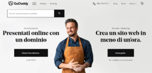 Sito web GoDaddy