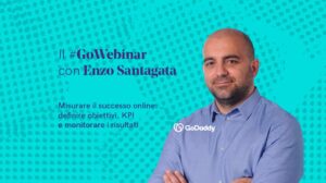 GoWebinar di GoDaddy con Enzo Santagata: la misurazione dei dati per avere successo online